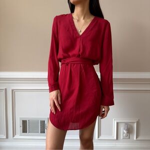 Forever 21 Tie-Waist Shirt Dress